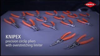 KNIPEX Precision Circlip Pliers  For internal and external circlips [upl. by Lemert]