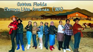 Cotton Fields • Boston Kota Wisata Line Dance  Friday Class • ULD DKI 48 uldjaktim [upl. by Gregrory931]