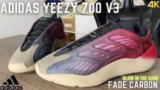 Adidas Yeezy 700 V3 Fade Carbon On Feet Review [upl. by Aronal247]