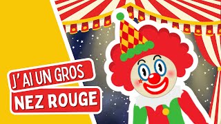 Jai un gros nez rouge 🤡 🥳 Comptines et chansons par Les Mômeries [upl. by Ahto]