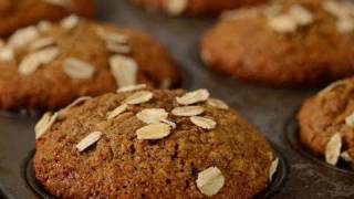 Bran Muffins Classic Version  Joyofbakingcom [upl. by Edorej]