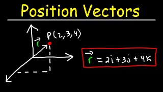 Position Vectors and Displacement Vectors  Physics [upl. by Elin293]