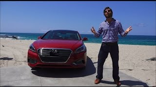 Hyundai Sonata Hybrid 2016  Prueba A Bordo Full [upl. by Huei]