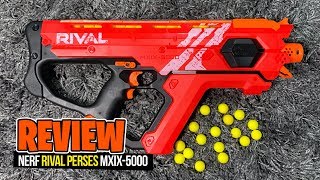 REVIEW Nerf Rival Perses MXIX5000 Unboxing Firing Test Chrono amp Giveaway [upl. by Bate537]