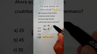 ¿Cuál es tu respuesta matematicasfaciles disfrutalasmatematicas clases profejeff fypシ゚ [upl. by Erodavlas]