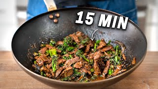 TAKEOUT BEEF amp BROCCOLI IN 15 MINUTES [upl. by Okika339]