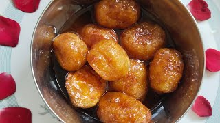 गुलाब जामुन ना मावा ना ही मिल्क पावडर  turkish tulumba recipe  sweet and delicious recipe [upl. by Alena]