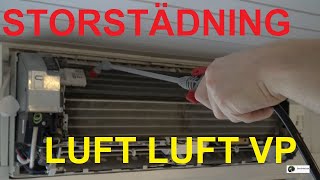 Rengöring av Luftvärmepump IVT AYXP12FRN [upl. by Erdua]