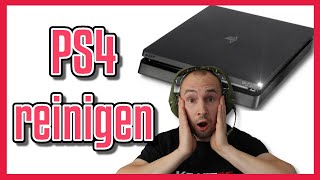 👌 PS4 Slim Lüfter reinigen Staub entfernen ganz einfach deutsch  Kraft90 [upl. by Eidorb]