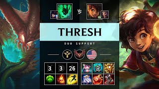 Thresh Support vs Milio  NA Grandmaster Patch 1421 [upl. by Mas]