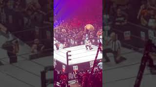 Darby Allin Barrel Coffin Drop Spot LIVE at AEW All Out at Sears Centre in Chicago IL on 83119 [upl. by Drexler]