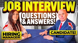 TOP 21 INTERVIEW QUESTIONS amp ANSWERS How to PASS a JOB INTERVIEW Interview Tips [upl. by Ardnad]