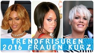 Trendfrisuren 2016 frauen kurz [upl. by Ursel]