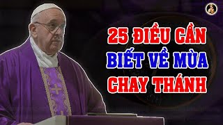 LỄ TRO 2024 VÀ 25 ĐIỀU CẦN BIẾT VỀ MÙA CHAY THÁNH  Bài giảng Của Đức Thánh Cha Phanxicô [upl. by Eirrem]