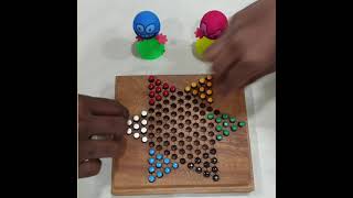 Lets Play Chinese Checkers  2 Player Gameshorts [upl. by Eedrahs71]