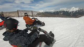 Serre Chevalier Snow Karting [upl. by Nostrebor]