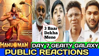 HANU💥MAN Movie Hindi Day 7 Public Review Geaity Galaxy mumbai [upl. by Kaltman]