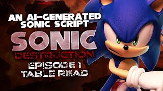 Sonic Destruction  Ep 1 AIGenerated Sonic Script [upl. by Suoicul]