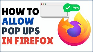 How to Allow PopUps on Firefox  Enable Pop Ups in Firefox [upl. by Assili716]