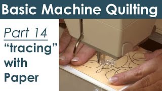 Using Paper Templates for Machine Quilting [upl. by Bruns]