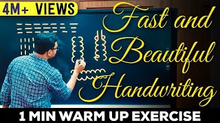 How to Improve Handwriting With A Simple Exercise Write Much Faster amp Get A Beautiful Handwriting [upl. by Griffith670]