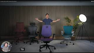 Ergonomic Chair Reaction quotThe KING of MESH CHAIRS  Steelcase Karman Reviewquot [upl. by Enyrhtak855]