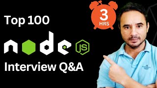 Nodejs  Top 100 Interview Questions and Answers [upl. by Spohr]