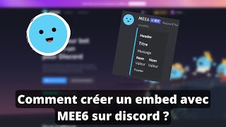 Comment créer un embed avec MEE6 sur discord [upl. by Ibor940]