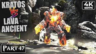 Kratos Vs Lava Ancient  God Of War 4 2018 Gameplay 47 [upl. by Battat]