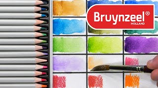 Unbox and Swatch  Bruynzeel RijksMuseum Watercolor Pencil Dutch Masters Tin Pencil Set of 24 [upl. by Ariek]