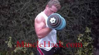 How To Do Alternate Dumbbell Bicep Curls Loose Form [upl. by Seko622]