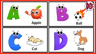 A For Apple B For Ball I Abcd Song I Abcd Rhymes I ABC for Kids I Rhymes I Abc Song Nursery Rhymes [upl. by Sonitnatsnok]