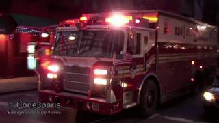 FDNY Rescue 1 Responding with Twin Air Horns [upl. by Aicirtap42]