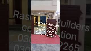 constructhouse home Rasheed Builders 03000289265 contact construction Bahria amp DHA Islamabad [upl. by Shirl367]