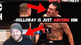 MMA GURU Reacts to Max Holloway VIOLATING Calvin Kattar for 5 ROUNDS [upl. by Frame]