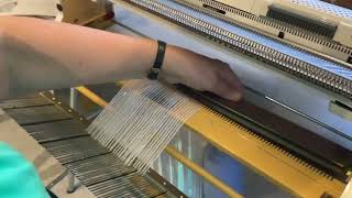 Knitmaster Weavemaster Loom Attachment [upl. by Anaderol]