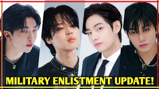 BTS Military Enlistment Latest Update Taehyung RM Jimin amp Jungkook makes Fans Burst Into Tears [upl. by Pinzler]