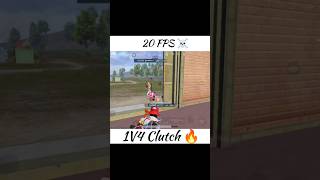 20 FPS Clutch 🔥shots viralvideo bgmi ytshorts [upl. by Sandor781]