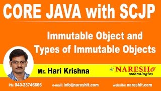 Immutable Object and Types of Immutable Objects  Java Tutorial [upl. by Wiburg]