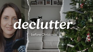 Declutter Before Christmas  organise  minimalist MESSY TO MINIMAL [upl. by Odranreb]