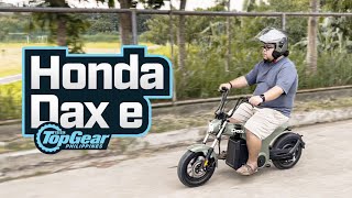 Honda Dax e review Electric bike version of an iconic Honda scooter  Top Gear Philippines [upl. by Dugan125]