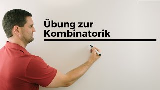 Übung zur Kombinatorik Teil 1  Mathe by Daniel Jung [upl. by Imelida730]