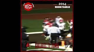 2014 🏈 Dimitri Collaros 19yd TD pass to Branden Jones 🆚 Marion Franklin  SteubenvilleBigRed [upl. by Thay]