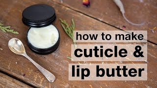 How to Make DIY Watermelon Mint Cuticle amp Lip Butter [upl. by Lynsey]