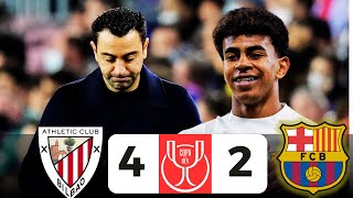 Athletic Club vs Barcelona 42  Match Review Copa del Rey [upl. by Nilyarg]