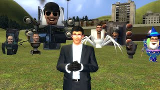 DaFuqBoom VS ALL SKIBIDI TOILET BOSSES Garrys Mod GMOD [upl. by Gilford929]