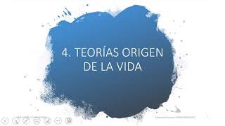 Teorías del origen de la vida y evolución de las especies [upl. by Bach]