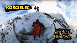 Kościelec  Wejście zimowe  Tatry wysokie [upl. by Allicsirp]