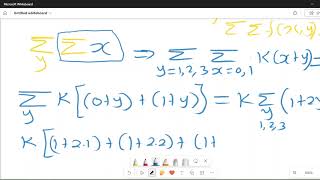 Bivariate discrete probability distribution [upl. by Aiyn]