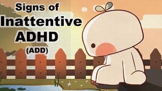 5 Signs of Inattentive ADHD ADD [upl. by Tnemelc]